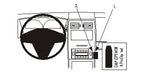 Brodit ProClip 853522 voor Cadillac XLR 2004-2005 - productfoto zwarte ABS montagebasis