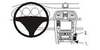 Brodit ProClip 853540 voor Porsche Cayman (Type 987) 2006-2012, Porsche Carrera 911S 2004-2011 e.a. - productfoto zwarte ABS montagebasis