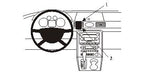 Brodit ProClip 853543 voor Ford Taurus 2008-2009, Ford Fivehundred 2005-2009 e.a. - productfoto zwarte ABS montagebasis