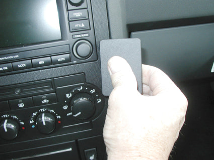 Brodit ProClip 853554 voor Dodge Magnum 2005-2007 en Dodge Charger 2005-2007 - detail van dashboardmontage