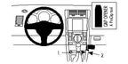 Brodit ProClip 853558 voor Scion tC 2005-2010 - productfoto zwarte ABS montagebasis