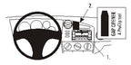 Brodit ProClip 853559 voor Toyota Matrix 2005-2009 - productfoto zwarte ABS montagebasis