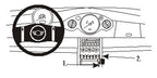 Brodit ProClip 853580 voor Mini Cooper Convertible 2001-2007 en Mini Cooper 2001-2006 - productfoto zwarte ABS montagebasis