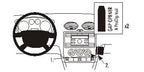 Brodit ProClip 853585 voor Ford Focus 2005-2010 - productfoto zwarte ABS montagebasis