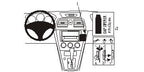 Brodit ProClip 853616 voor Saab 9-2x 2005-2007, Subaru WRX 2005-2007 e.a. - productfoto zwarte ABS montagebasis