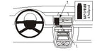 Brodit ProClip 853620 voor Volkswagen Fox 2005-2011 - productfoto zwarte ABS montagebasis
