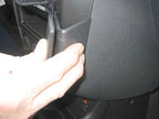 Brodit ProClip 853621 voor Volkswagen Fox 2005-2011 - detail van dashboardmontage