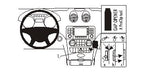 Brodit ProClip 853623 voor Mercedes Benz M-Class/ML 2005-2011 - productfoto zwarte ABS montagebasis