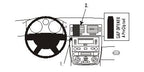 Brodit ProClip 853639 voor Chevrolet Cobalt 2005-2010 - productfoto zwarte ABS montagebasis