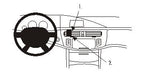 Brodit ProClip 853646 voor Toyota Avalon 2005-2011 - productfoto zwarte ABS montagebasis