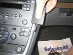 Brodit ProClip 853649 voor Volvo XC70 2005-2007, Volvo V70 N 2005-2008 en Volvo S60 2005-2010 - detail van dashboardmontage