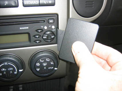 Brodit ProClip 853653 voor Nissan X-Trail 2004-2007 - ProClip geplaatst in het voertuig