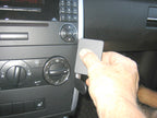 Brodit ProClip 853661 voor Mercedes Benz B-Class 2005-2011 - ProClip geplaatst in het voertuig