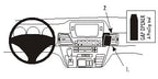 Brodit ProClip 853668 voor Honda FR-V 2005-2011 - productfoto zwarte ABS montagebasis