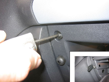 Brodit ProClip 853670 voor Opel Zafira B 2005-2011 - montagepositie op dashboard
