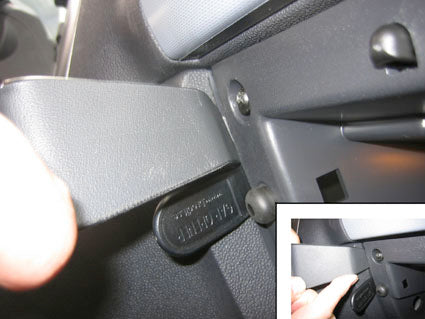 Brodit ProClip 853670 voor Opel Zafira B 2005-2011 - ProClip geplaatst in het voertuig