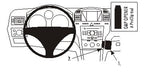 Brodit ProClip 853670 voor Opel Zafira B 2005-2011 - productfoto zwarte ABS montagebasis