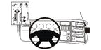 Brodit ProClip 853673 voor Scania R-series 2005-2009 en Scania P-series 2005-2017 - productfoto zwarte ABS montagebasis