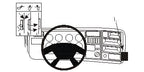 Brodit ProClip 853674 voor Scania R-series 2005-2009 en Scania P-series 2005-2017 - productfoto zwarte ABS montagebasis
