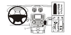 Brodit ProClip 853682 voor Mercedes Benz M-Class/ML 2005-2011 en Mercedes Benz M-Class/ML 2006-2011 - productfoto zwarte ABS montagebasis