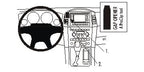 Brodit ProClip 853698 voor Jeep Grand Cherokee 2005-2007 - productfoto zwarte ABS montagebasis