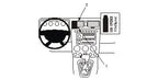 Brodit ProClip 853702 voor Hummer H3 2005-2011 - productfoto zwarte ABS montagebasis