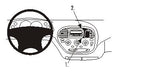 Brodit ProClip 853706 voor Toyota Tundra 2000-2006 en Toyota Sequoia 2001-2007 - productfoto zwarte ABS montagebasis