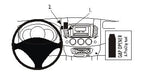 Brodit ProClip 853712 voor Mitsubishi L200 2006-2015 - productfoto zwarte ABS montagebasis