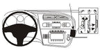 Brodit ProClip 853715 voor Seat Leon 2006-2012 - productfoto zwarte ABS montagebasis