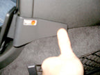 Brodit ProClip 853719 voor Saab 9-5 2006-2010 - detail van dashboardmontage