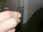 Brodit ProClip 853724 voor Ford Fiesta 2006-2008 - montagepositie op dashboard