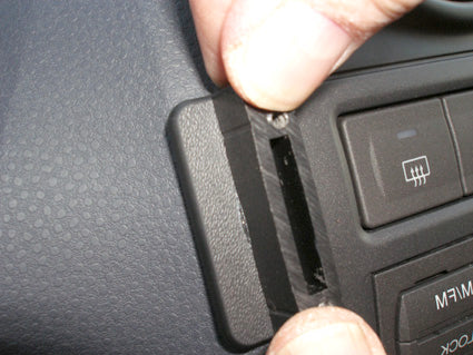 Brodit ProClip 853731 voor Ford Fiesta 2006-2008 - ProClip geplaatst in het voertuig