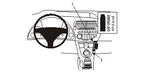 Brodit ProClip 853733 voor Honda Civic 2006-2011 - productfoto zwarte ABS montagebasis