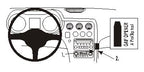 Brodit ProClip 853744 voor Alfa Romeo Spider/GTV 2006-2011, Alfa Romeo Brera 2006-2011 en Alfa Romeo 159 2006-2013 - productfoto zwarte ABS montagebasis