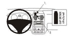 Brodit ProClip 853747 voor Hyundai Getz 2006-2010 - productfoto zwarte ABS montagebasis