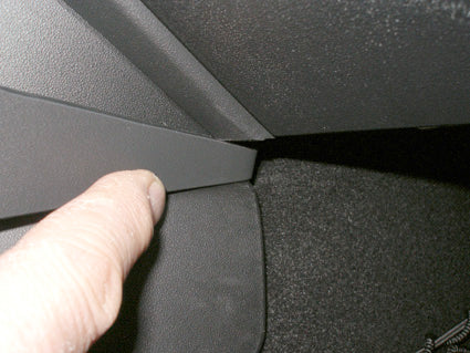 Brodit ProClip 853755 voor Mazda MX-5 2006-2008 en Mazda Miata 2006-2008 - montagepositie op dashboard