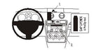 Brodit ProClip 853797 voor Ford Fusion 2006-2012 - productfoto zwarte ABS montagebasis