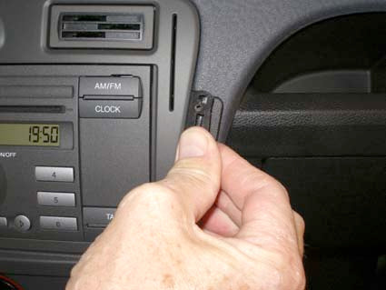 Brodit ProClip 853798 voor Ford Fusion 2006-2012 - ProClip geplaatst in het voertuig