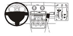 Brodit ProClip 853798 voor Ford Fusion 2006-2012 - productfoto zwarte ABS montagebasis
