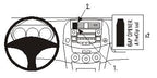Brodit ProClip 853831 voor Toyota RAV 4 EV 2012-2014 en Toyota RAV 4 2006-2012 - productfoto zwarte ABS montagebasis