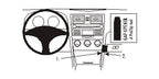Brodit ProClip 853834 voor Toyota Camry 2007-2011 - productfoto zwarte ABS montagebasis