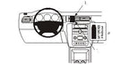 Brodit ProClip 853839 voor Chevrolet Tahoe 2007-2014, Chevrolet Suburban 2007-2014 e.a. - productfoto zwarte ABS montagebasis