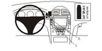Brodit ProClip 853846 voor Lexus ES Series 2006-2012 - productfoto zwarte ABS montagebasis