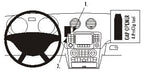 Brodit ProClip 853850 voor Mercedes Benz GL-Class 2006-2012 - productfoto zwarte ABS montagebasis