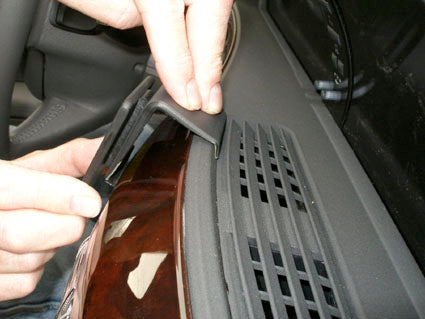 Brodit ProClip 853852 voor Mercedes Benz S-Class 2006-2013 - montagepositie op dashboard