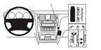 Brodit ProClip 853856 voor Cadillac DTS 2006-2011 - productfoto zwarte ABS montagebasis