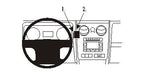 Brodit ProClip 853860 voor Lincoln Zephyr 2006-2009 - productfoto zwarte ABS montagebasis