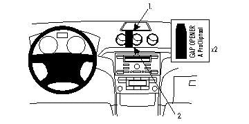 Brodit ProClip 853865 voor Ford S-Max 2006-2015 en Ford Galaxy 2007-2014 - montagefoto 6