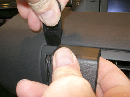 Brodit ProClip 853879 voor Citroen C6 2007-2013 - detail van dashboardmontage