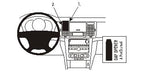 Brodit ProClip 853899 voor Chevrolet Epica 2007-2010 - productfoto zwarte ABS montagebasis